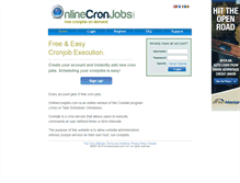 Tablet Screenshot of onlinecronjobs.com